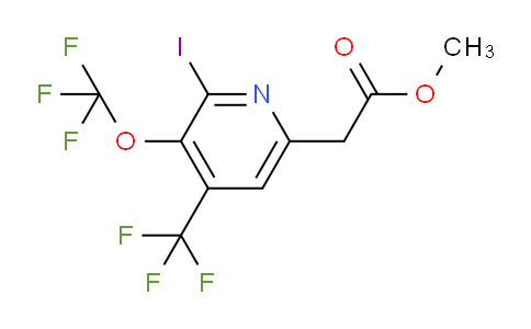 AM210907 | 1804768-79-3 | Methyl 2-iodo-3-(trifluoromethoxy)-4-(trifluoromethyl)pyridine-6-acetate