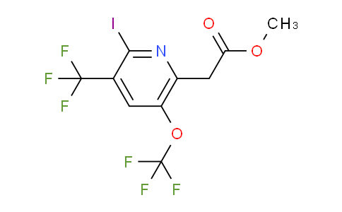 AM210909 | 1805076-53-2 | Methyl 2-iodo-5-(trifluoromethoxy)-3-(trifluoromethyl)pyridine-6-acetate