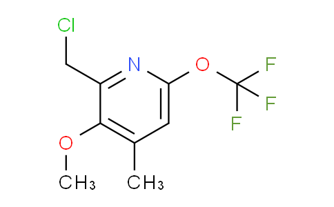 AM210911 | 1806232-66-5 | 2-(Chloromethyl)-3-methoxy-4-methyl-6-(trifluoromethoxy)pyridine