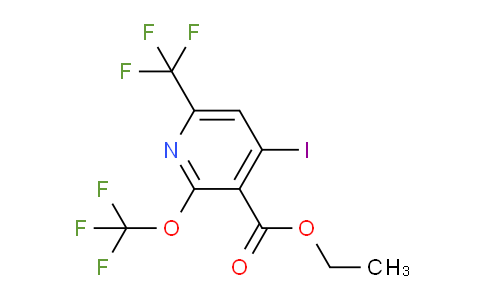 Ethyl 4-iodo-2-(trifluoromethoxy)-6-(trifluoromethyl)pyridine-3-carboxylate