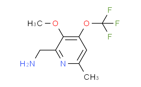 2-(Aminomethyl)-3-methoxy-6-methyl-4-(trifluoromethoxy)pyridine