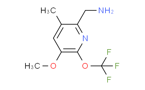 2-(Aminomethyl)-5-methoxy-3-methyl-6-(trifluoromethoxy)pyridine