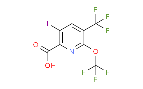 AM210919 | 1804840-57-0 | 5-Iodo-2-(trifluoromethoxy)-3-(trifluoromethyl)pyridine-6-carboxylic acid