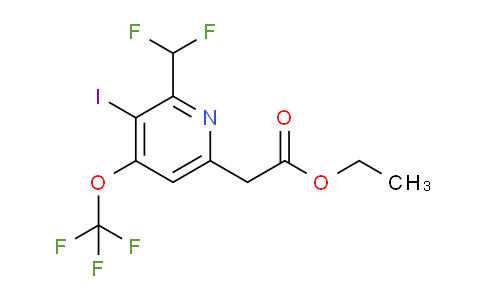 AM210921 | 1806186-35-5 | Ethyl 2-(difluoromethyl)-3-iodo-4-(trifluoromethoxy)pyridine-6-acetate