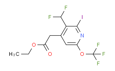 AM210923 | 1804004-08-7 | Ethyl 3-(difluoromethyl)-2-iodo-6-(trifluoromethoxy)pyridine-4-acetate