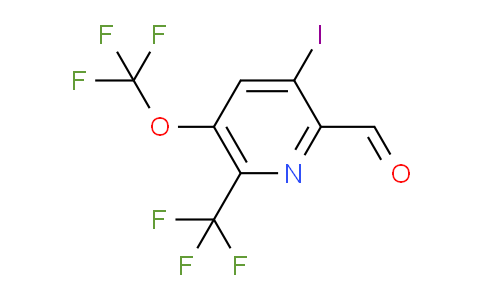 AM210930 | 1804436-44-9 | 3-Iodo-5-(trifluoromethoxy)-6-(trifluoromethyl)pyridine-2-carboxaldehyde