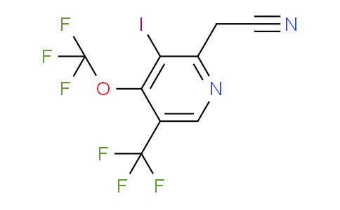 AM210937 | 1806744-60-4 | 3-Iodo-4-(trifluoromethoxy)-5-(trifluoromethyl)pyridine-2-acetonitrile