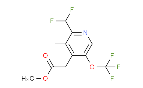AM210940 | 1804003-14-2 | Methyl 2-(difluoromethyl)-3-iodo-5-(trifluoromethoxy)pyridine-4-acetate