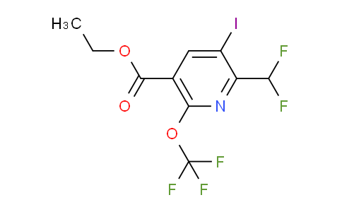 AM210944 | 1804439-33-5 | Ethyl 2-(difluoromethyl)-3-iodo-6-(trifluoromethoxy)pyridine-5-carboxylate