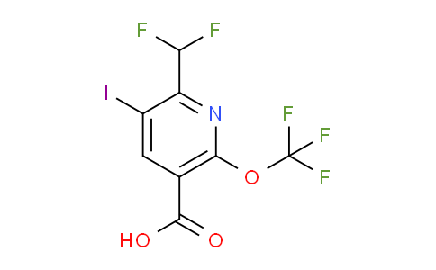 AM210946 | 1804744-11-3 | 2-(Difluoromethyl)-3-iodo-6-(trifluoromethoxy)pyridine-5-carboxylic acid