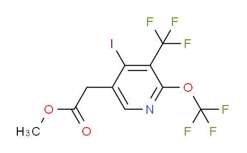 AM210967 | 1804437-28-2 | Methyl 4-iodo-2-(trifluoromethoxy)-3-(trifluoromethyl)pyridine-5-acetate