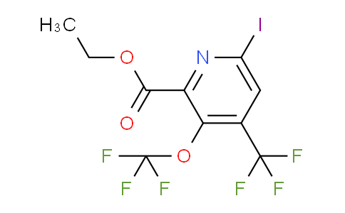 AM210970 | 1804842-50-9 | Ethyl 6-iodo-3-(trifluoromethoxy)-4-(trifluoromethyl)pyridine-2-carboxylate