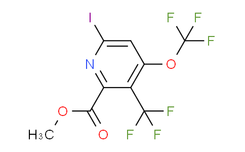 AM210974 | 1804841-53-9 | Methyl 6-iodo-4-(trifluoromethoxy)-3-(trifluoromethyl)pyridine-2-carboxylate