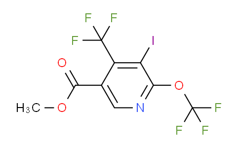 AM210979 | 1804436-96-1 | Methyl 3-iodo-2-(trifluoromethoxy)-4-(trifluoromethyl)pyridine-5-carboxylate