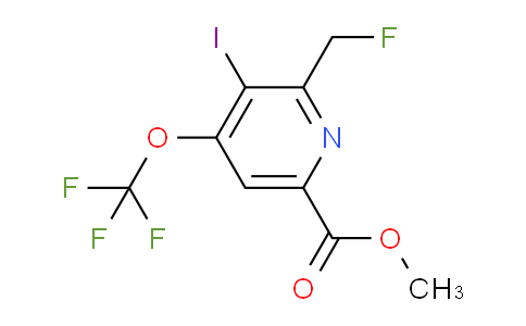 AM210980 | 1804357-46-7 | Methyl 2-(fluoromethyl)-3-iodo-4-(trifluoromethoxy)pyridine-6-carboxylate