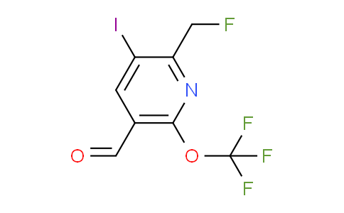 AM210985 | 1804839-57-3 | 2-(Fluoromethyl)-3-iodo-6-(trifluoromethoxy)pyridine-5-carboxaldehyde