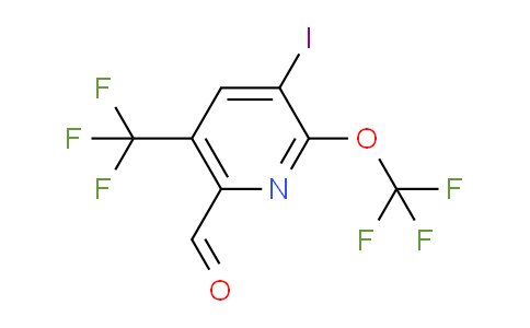 AM210986 | 1804913-21-0 | 3-Iodo-2-(trifluoromethoxy)-5-(trifluoromethyl)pyridine-6-carboxaldehyde