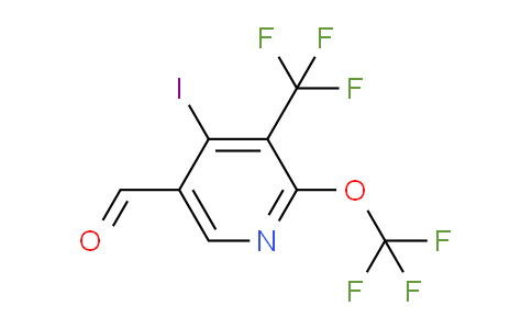 AM210988 | 1804802-26-3 | 4-Iodo-2-(trifluoromethoxy)-3-(trifluoromethyl)pyridine-5-carboxaldehyde