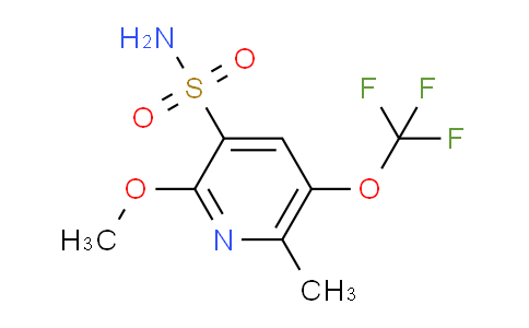 2-Methoxy-6-methyl-5-(trifluoromethoxy)pyridine-3-sulfonamide