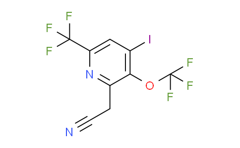 AM210997 | 1804435-56-0 | 4-Iodo-3-(trifluoromethoxy)-6-(trifluoromethyl)pyridine-2-acetonitrile