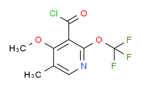 AM211010 | 1806182-57-9 | 4-Methoxy-5-methyl-2-(trifluoromethoxy)pyridine-3-carbonyl chloride