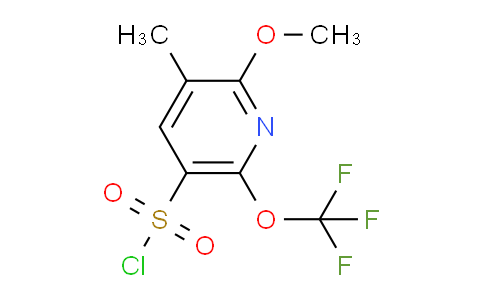 2-Methoxy-3-methyl-6-(trifluoromethoxy)pyridine-5-sulfonyl chloride
