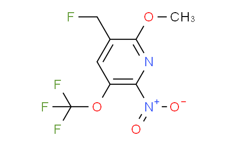 3-(Fluoromethyl)-2-methoxy-6-nitro-5-(trifluoromethoxy)pyridine