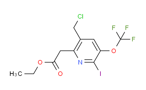 AM211018 | 1804777-78-3 | Ethyl 5-(chloromethyl)-2-iodo-3-(trifluoromethoxy)pyridine-6-acetate
