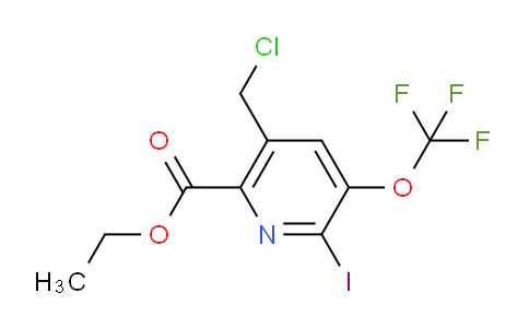 AM211039 | 1804838-86-5 | Ethyl 5-(chloromethyl)-2-iodo-3-(trifluoromethoxy)pyridine-6-carboxylate