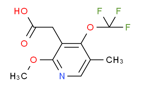 2-Methoxy-5-methyl-4-(trifluoromethoxy)pyridine-3-acetic acid