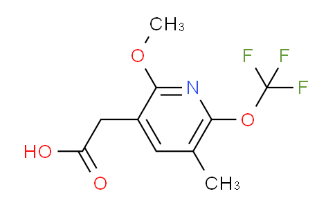 2-Methoxy-5-methyl-6-(trifluoromethoxy)pyridine-3-acetic acid