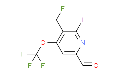 AM211049 | 1804839-64-2 | 3-(Fluoromethyl)-2-iodo-4-(trifluoromethoxy)pyridine-6-carboxaldehyde