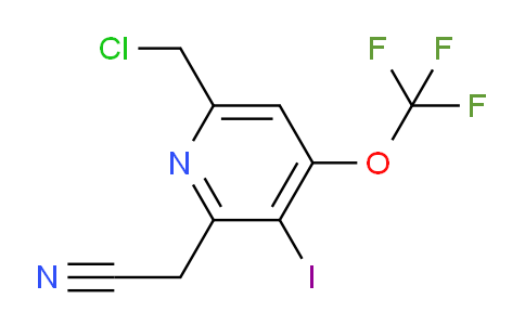 AM211069 | 1804842-19-0 | 6-(Chloromethyl)-3-iodo-4-(trifluoromethoxy)pyridine-2-acetonitrile