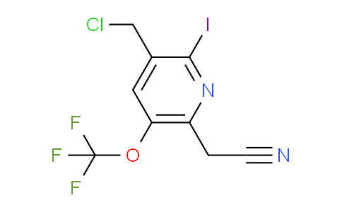 AM211070 | 1804355-08-5 | 3-(Chloromethyl)-2-iodo-5-(trifluoromethoxy)pyridine-6-acetonitrile