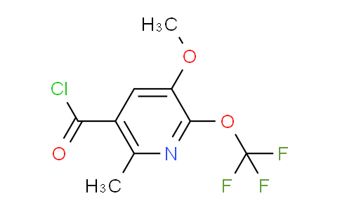 AM211076 | 1806257-93-1 | 3-Methoxy-6-methyl-2-(trifluoromethoxy)pyridine-5-carbonyl chloride