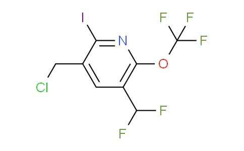 3-(Chloromethyl)-5-(difluoromethyl)-2-iodo-6-(trifluoromethoxy)pyridine