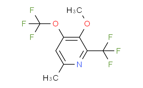 AM211100 | 1806150-21-9 | 3-Methoxy-6-methyl-4-(trifluoromethoxy)-2-(trifluoromethyl)pyridine