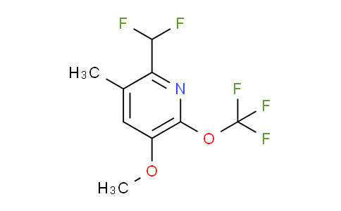 2-(Difluoromethyl)-5-methoxy-3-methyl-6-(trifluoromethoxy)pyridine