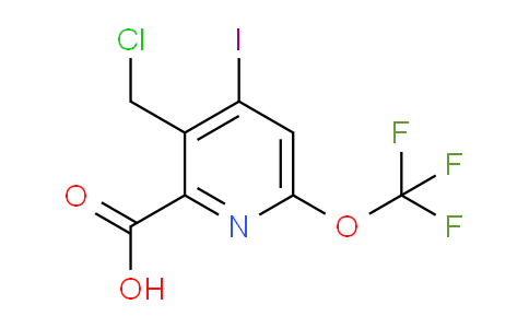 3-(Chloromethyl)-4-iodo-6-(trifluoromethoxy)pyridine-2-carboxylic acid