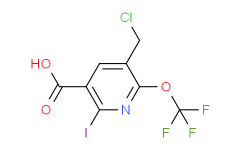 3-(Chloromethyl)-6-iodo-2-(trifluoromethoxy)pyridine-5-carboxylic acid