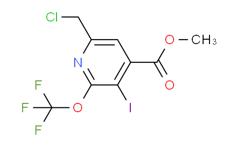 Methyl 6-(chloromethyl)-3-iodo-2-(trifluoromethoxy)pyridine-4-carboxylate