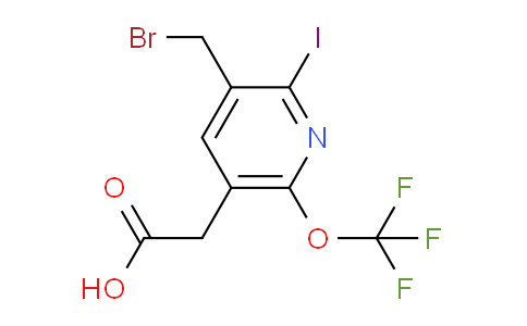 AM211126 | 1804840-58-1 | 3-(Bromomethyl)-2-iodo-6-(trifluoromethoxy)pyridine-5-acetic acid