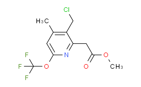 AM21113 | 1361913-71-4 | Methyl 3-(chloromethyl)-4-methyl-6-(trifluoromethoxy)pyridine-2-acetate