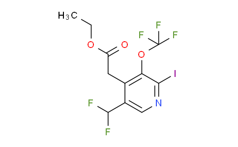 AM211134 | 1806186-91-3 | Ethyl 5-(difluoromethyl)-2-iodo-3-(trifluoromethoxy)pyridine-4-acetate