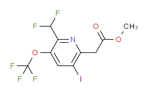 AM211143 | 1804918-16-8 | Methyl 2-(difluoromethyl)-5-iodo-3-(trifluoromethoxy)pyridine-6-acetate