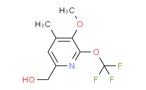 3-Methoxy-4-methyl-2-(trifluoromethoxy)pyridine-6-methanol