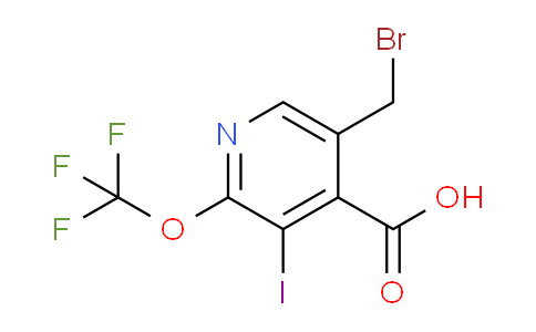5-(Bromomethyl)-3-iodo-2-(trifluoromethoxy)pyridine-4-carboxylic acid