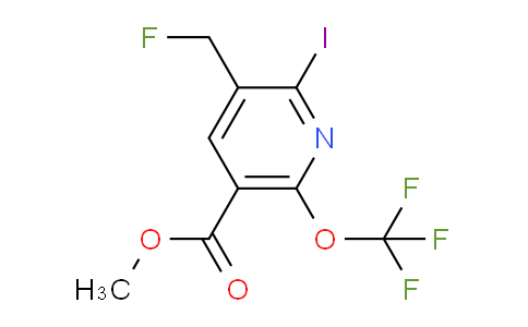 Methyl 3-(fluoromethyl)-2-iodo-6-(trifluoromethoxy)pyridine-5-carboxylate