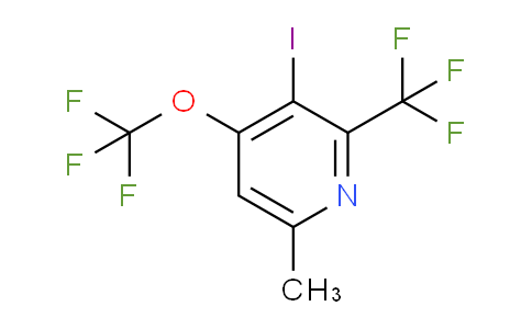 AM211195 | 1804441-84-6 | 3-Iodo-6-methyl-4-(trifluoromethoxy)-2-(trifluoromethyl)pyridine