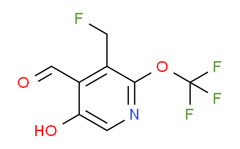 3-(Fluoromethyl)-5-hydroxy-2-(trifluoromethoxy)pyridine-4-carboxaldehyde